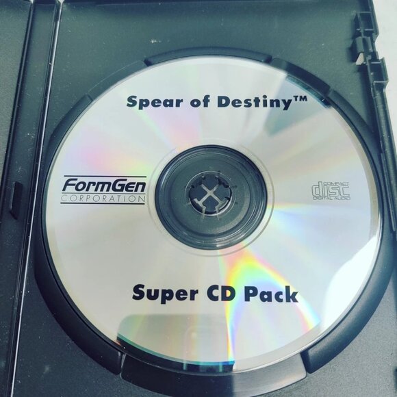 Spear of Destiny Wolfenstein PC Super CD Pack Disc Only Vintage Rare - Picture 1 of 2